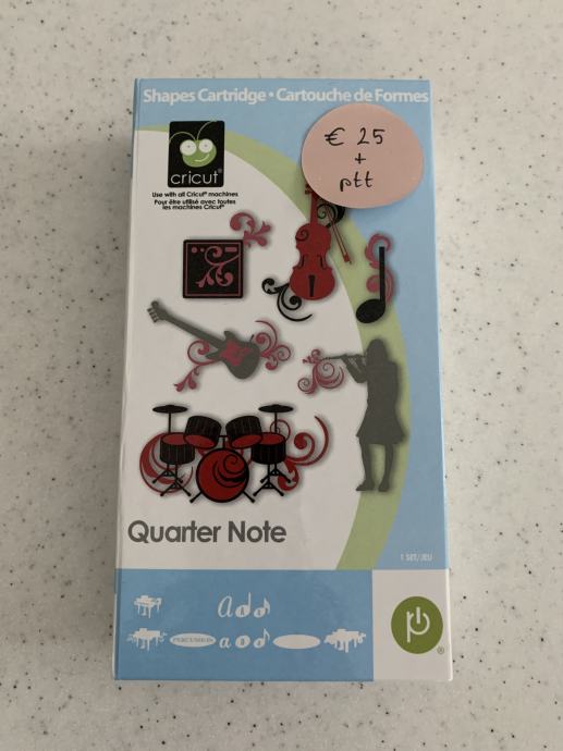 Cricut rezalna kartuša - Quarter Note