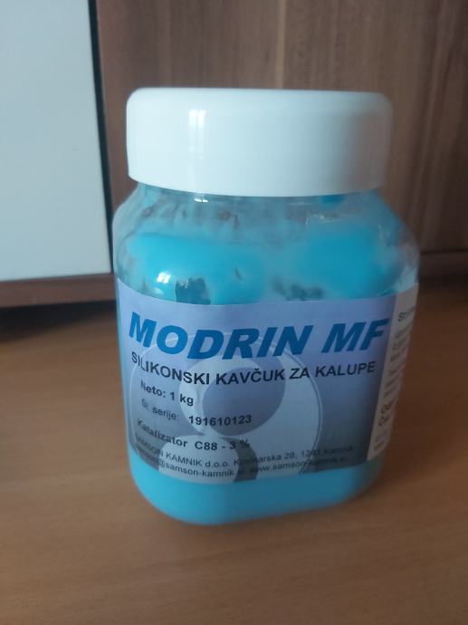 Silikonski kavčuk za kalupe Modrin