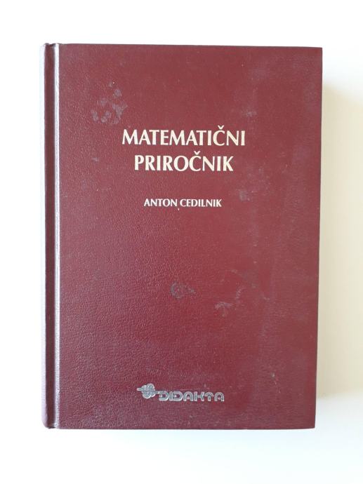 ANTON CEDILNIK, MATEMATIČNI PRIROČNIK, DIDAKTA