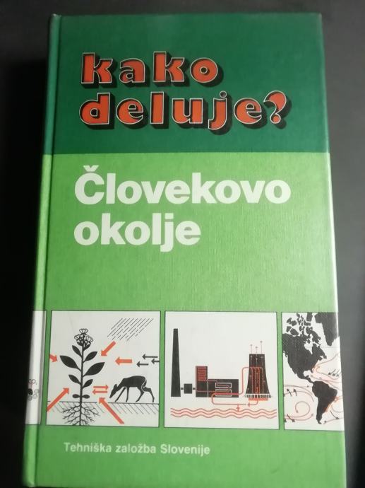 KAKO DELUJE CLOVESKO OKOLJE  KOLAR JOZE  LETO 1988 CENA 9 EUR