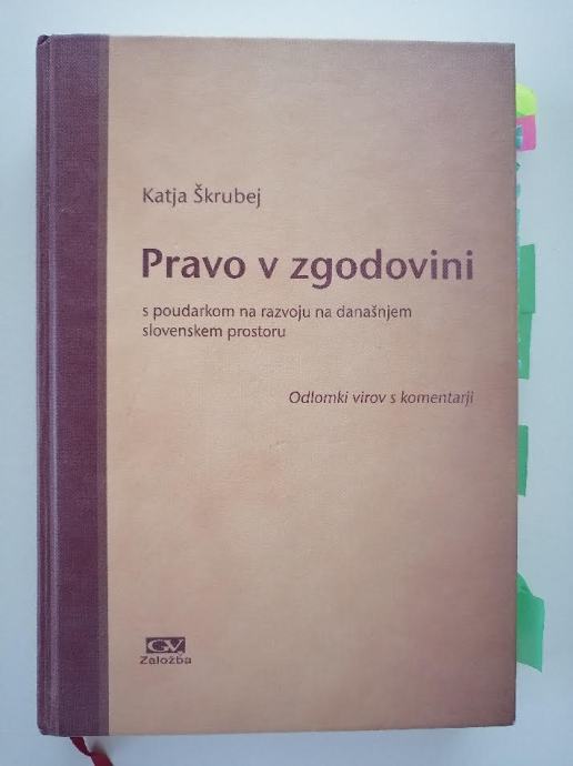 KATJA ŠKRUBEJ, PRAVO V ZGODOVINI