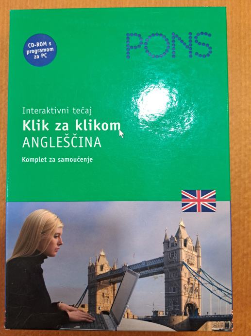 PONS - Klik za klikom - Angleščina + CD