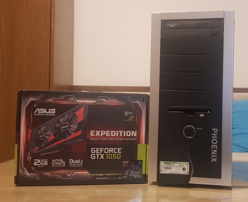 Gaming racunalnik i5 2400 GTX1050 2gb 8GB rama SSD