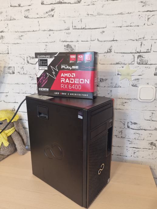 Pc i5 7400, 16Gb ddr4, RX 6400 4gb, 250ssd 500 hdd