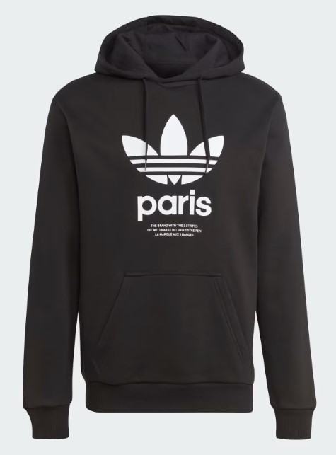 Adidas Originals hoodie Paris, velikost M, nov, nikoli nošen