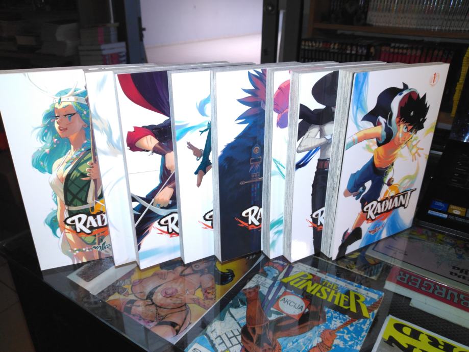 Radiant,Manga 1-8,Čarobna knjiga