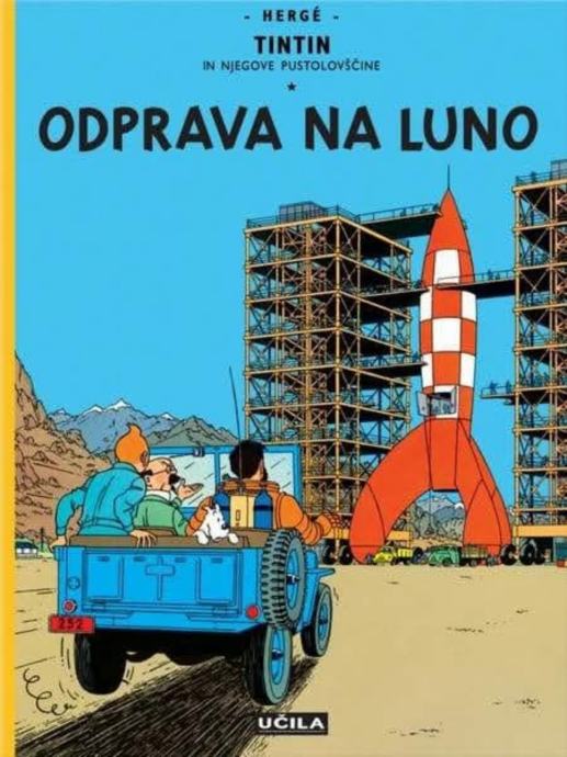 Strip Tintin - Odprava na Luno