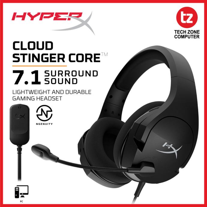 NOVO - KINGSTON gaming slušalke HYPERX Cloud STINGER S