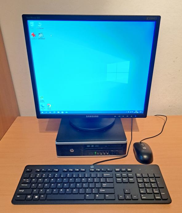 HP 8200 Elite Ultra Slim, Intel i5,8 GB Ram, 500 GB Hdd,Win10, 19''LCD