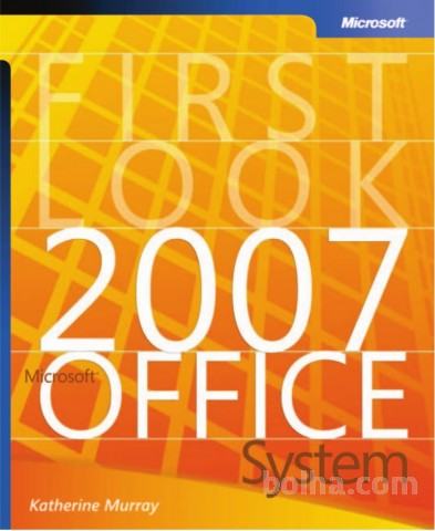 Knjiga First look 2007 office system