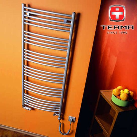 Kopalniški Radiator Terma - Domi, 1478 x 500 mm, 600 W, bela barva