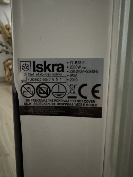 Oljni radiator Iskra