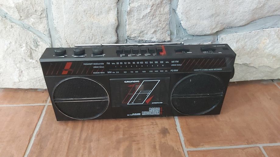 GRUNDIG RR 335, Radio Kasetofon,Vintage Kasetar, Kaseta