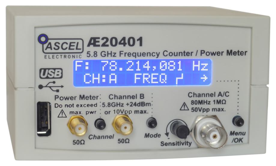 5.8 GHz Frekvenc-meter / RF Power Meter - kit