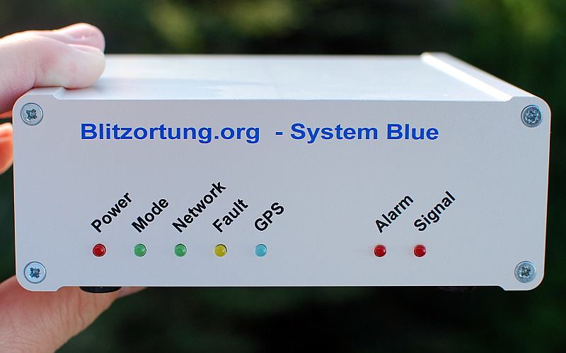 System BLUE lightningmaps Blitzortung