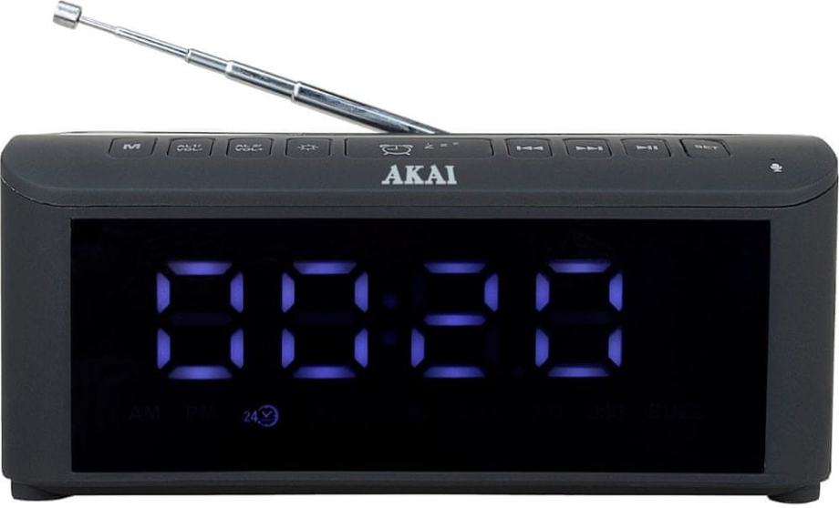 Akai ACRB-1000 radijski sprejemnik, črn - odprta embalaža