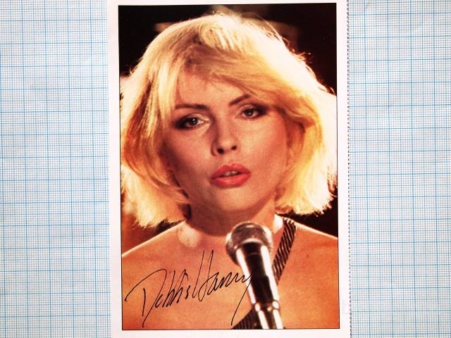 Razglednica Debbie HARRY - avtogram