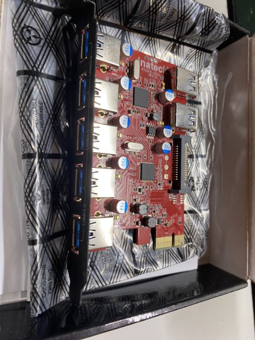 Inateck Superspeed 7 Ports PCI-E to USB 3.0 Expansion Card