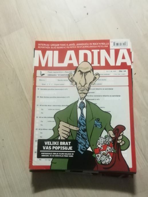 MLADINA REVIJA LETO 2006 OD STEVILKE 40 DO 53  CENA 2 EUR KOMAD