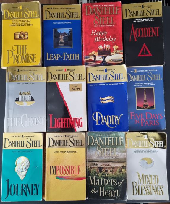 Danielle Steel, 28 romanov v angleščini