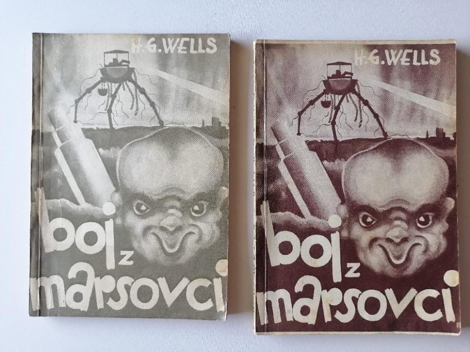 H.G.WELLS, BOJ Z MARSOVCI, 2 KNJIGI V KOMPLETU