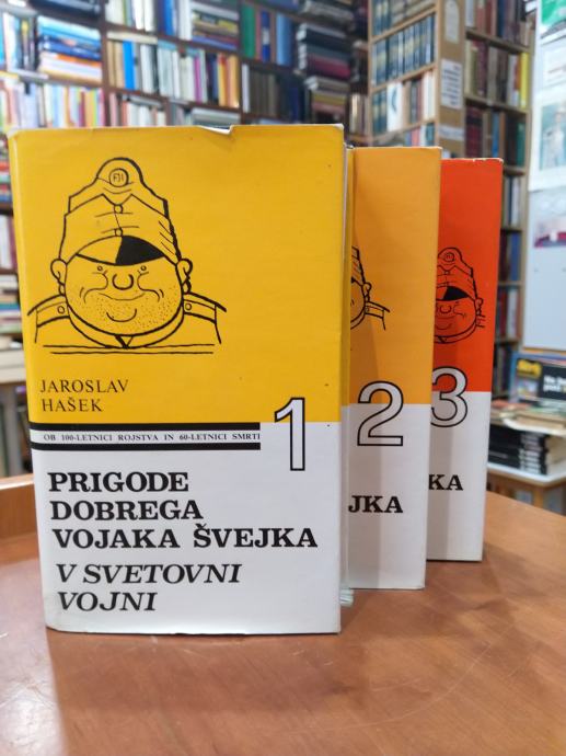 Jaroslav Hašek: Prigode dobrega vojaka Švejka v svetovni vojni 1 - 3