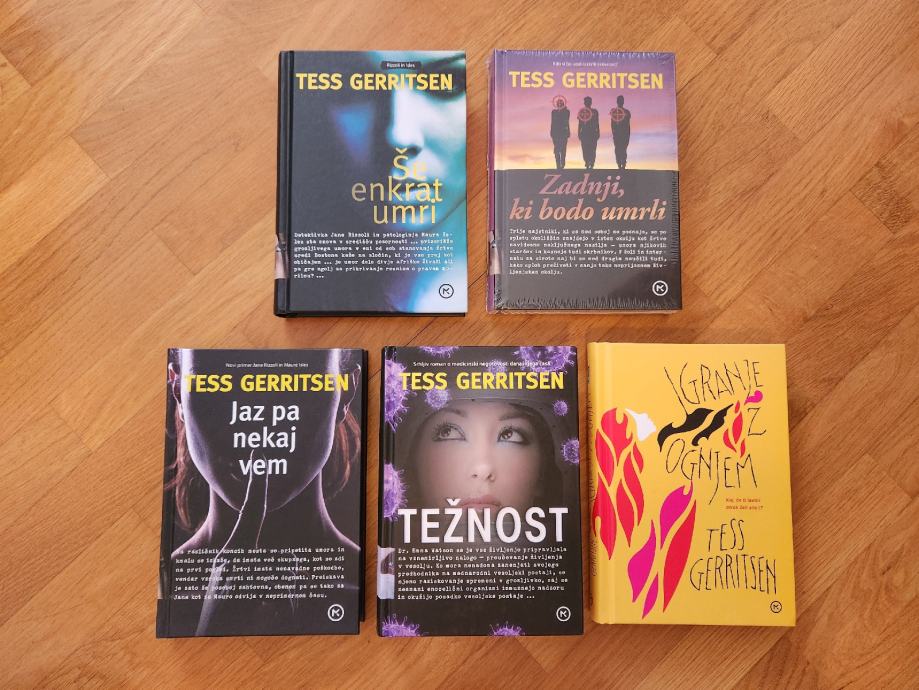 Tess Gerritsen - zbirka knjig - tudi posamezno