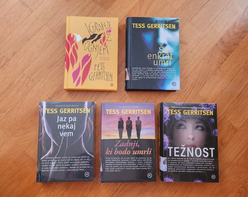 Tess Gerritsen - zbirka knjig - tudi posamezno