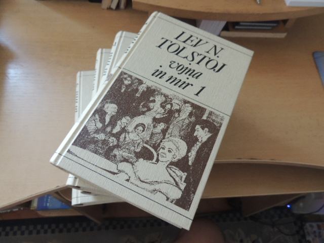 VOJNA IN MIR 1-4 L. N. TOLSTOJ ZALOŽBA MLADINSKA KNJIGA 1979