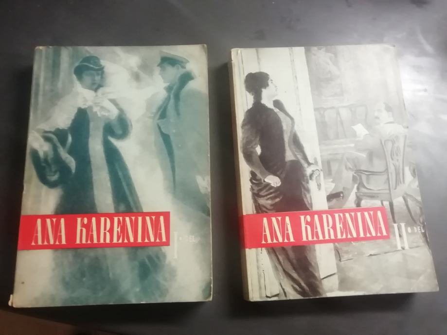 ANA KARENINA 1 IN 2 DEL TOLSTOJ  LETO 1969 CENA 16 EUR