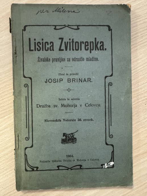 Lisica Zvitorepka, Josip Brinar, 1904