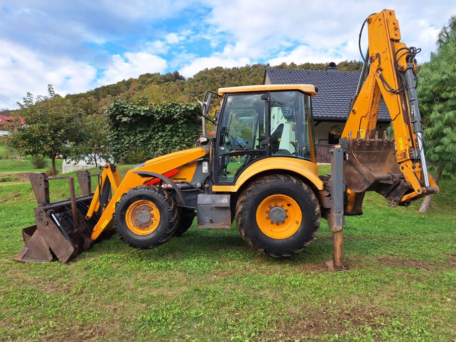 Kombinirka rovokopač Terex 860 bager demper nakladač  traktor 4x4