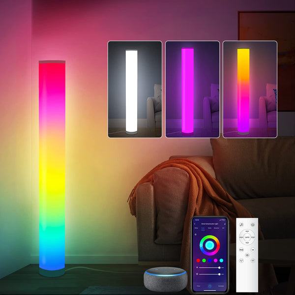 LED Floor Lamp, WiFi Dimmable Corner