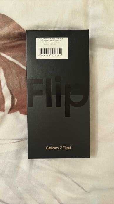 Samsung Z flip 4 pink gold 256Gb kot nov