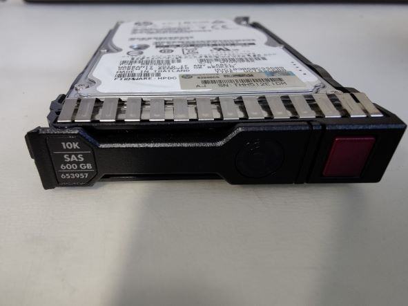 HP 600 GB 6G 10K SAS 2.5" Hot Swap Hard Disk brez Smart Carrierja