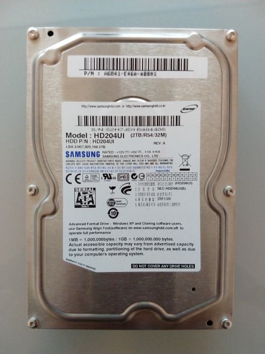 Samsung HD204UI 2TB SATA 3,5"