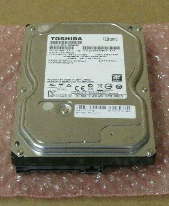 Toshiba DT01ACA050 500GB 3,5"