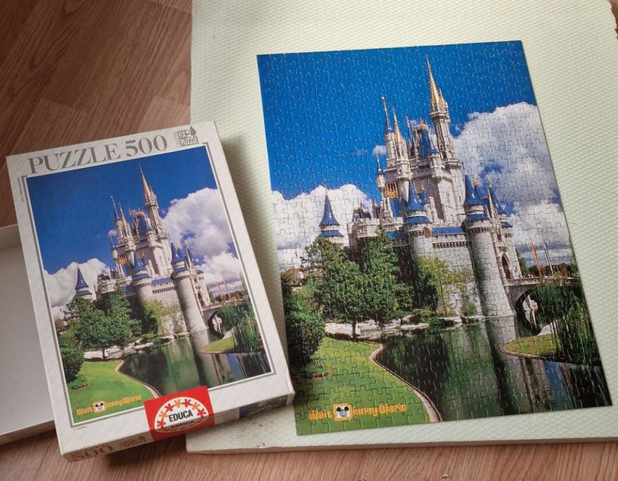 Sestavljanka, puzzle 500 - Grad Disney