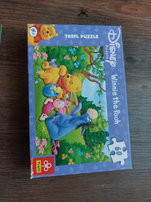 Sestavljanka puzzle Medvedek Pu