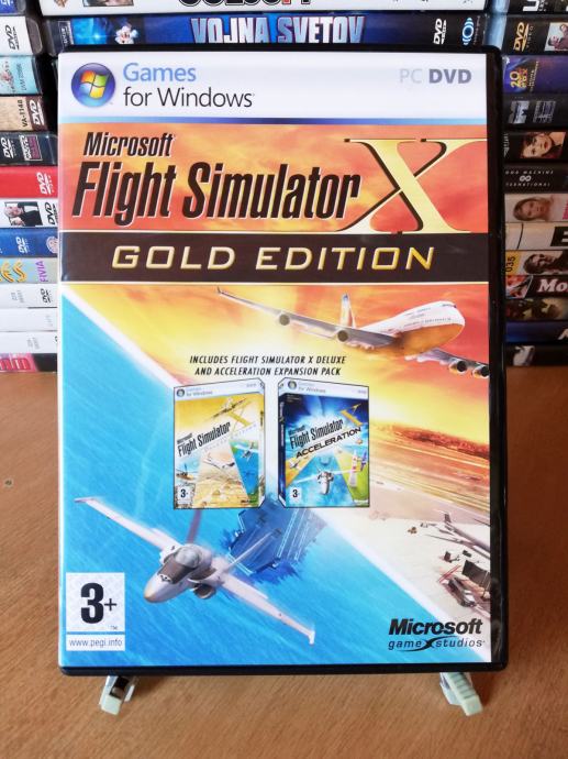 Microsoft Flight Simulator X: Gold Edition / PC / 3xDisc DVD-ROM