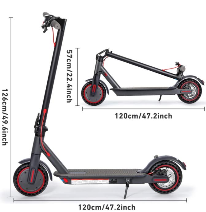 Nov 8.5 inch električni skiro 10Ah baterija