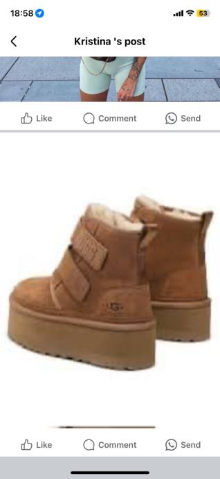 Uggs platform boots