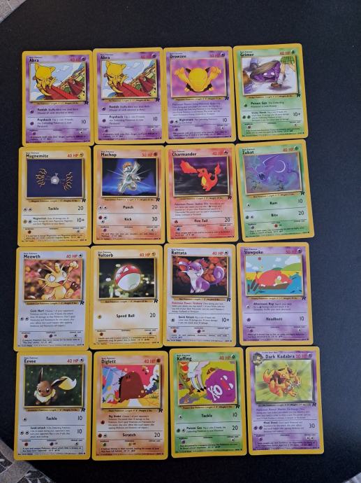 Pokemon karte Team Rocket set