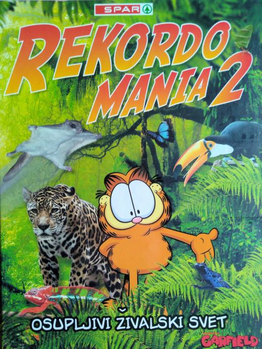 Prodam KOMPLET nenalepljenih sličic REKORDO mania 2 / REKORDOmania 2