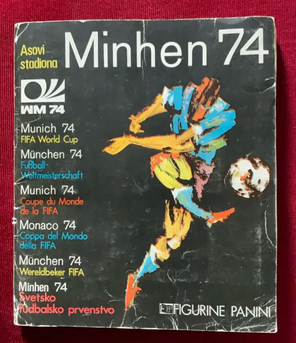 Vintage poln album s sličicami, SP v nogometu, Nemčija 1974, Panini