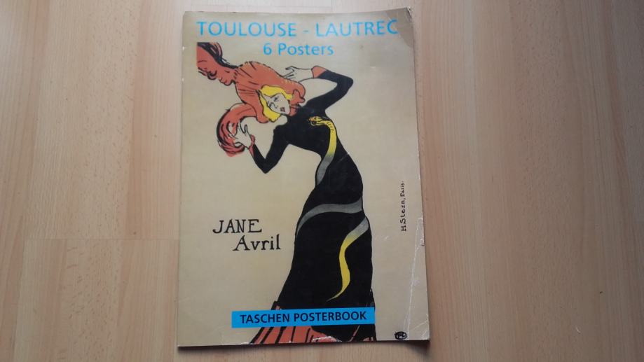 6 posterjev+mapa Toulouse-Lautrec,6 posters
