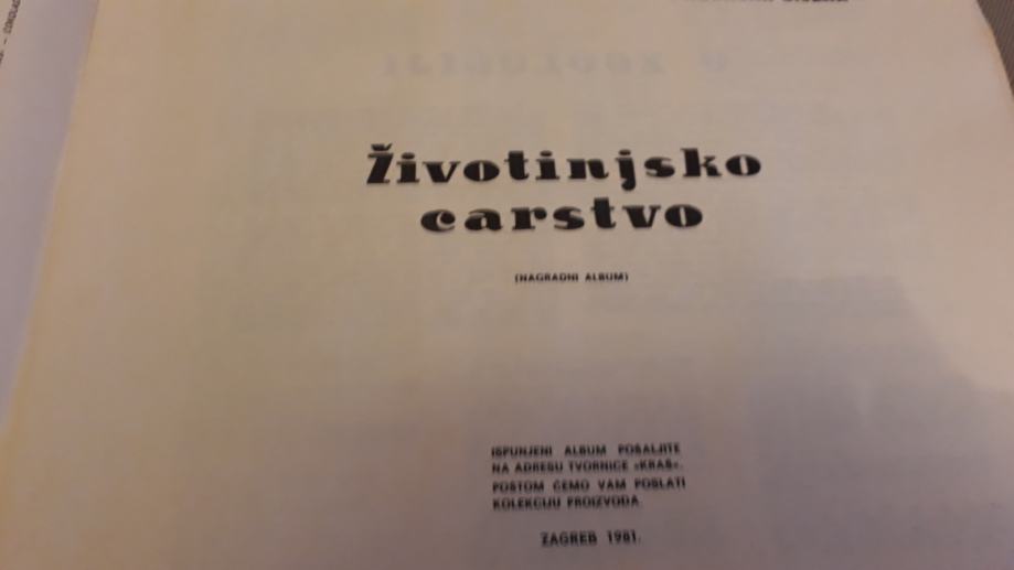 Album "Životinjsko carstvo"