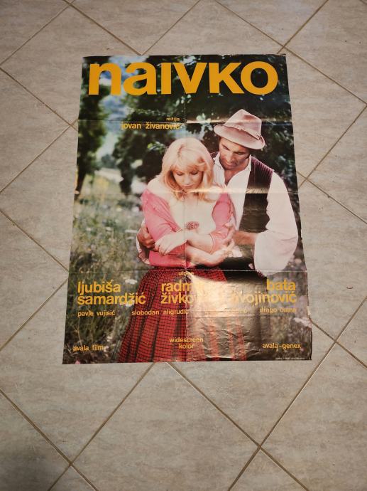 FILMSKI PLAKAT - NAIVKO, JUGOSLAVIJA