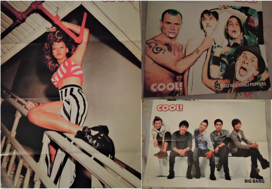 poster RIHANNA (4xA3), RHCP (2xA3) in BIG BANG (2XA3)