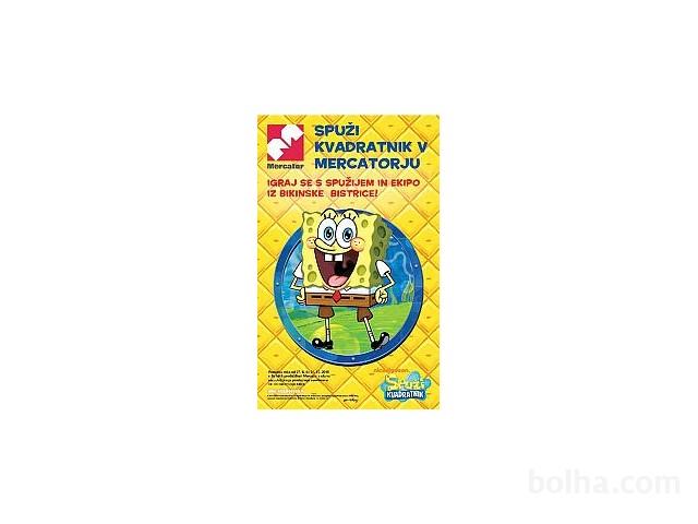 sličice spuži kvadratnik (spongebob) mercator